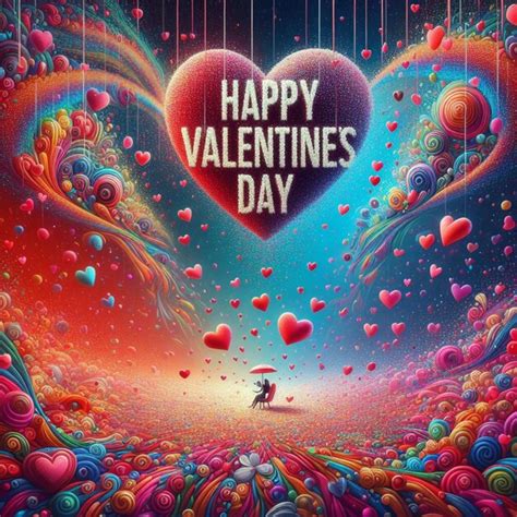 Premium AI Image Happy Valentines Day Wallpaper Generated By AI Art