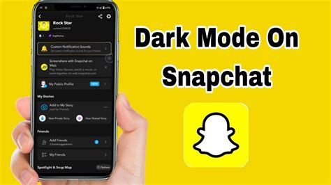 How To Get Dark Mode On Snapchat Iphone And Android Youtube