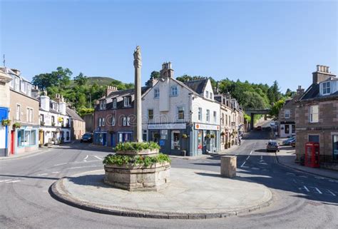 Melrose Town Centre in the Scottish Borders Editorial Stock Photo ...