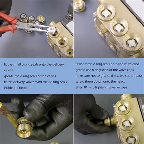 Pressure Washer Pump Check Valve Kit Gs Replace For Briggs