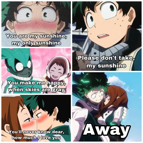 Izuocha My Hero Academia Tsuyu My Hero Academia Manga My Hero