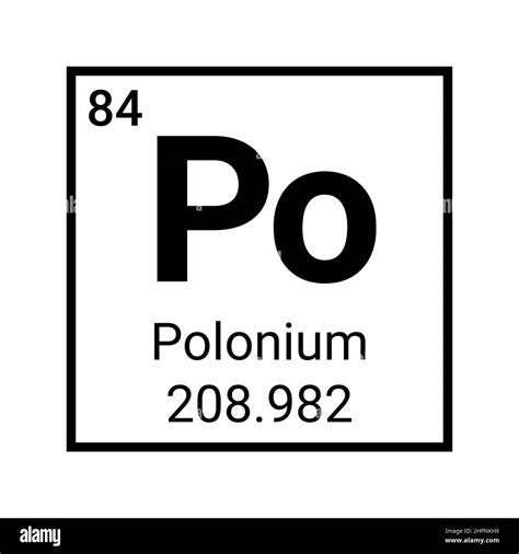 Polonium atomic structure Black and White Stock Photos & Images - Alamy