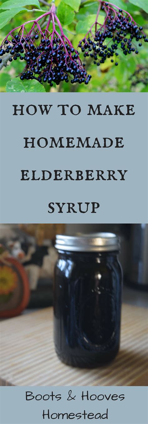 Easy Homemade Elderberry Syrup Homemade Elderberry Elderberry Syrup