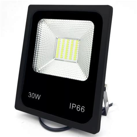 Refletor Holofote LED 30W SMD IP66 A prova D Água Branco Frio 6000k