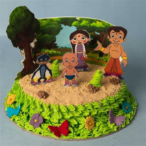 Chota bheem cake - Cravoury