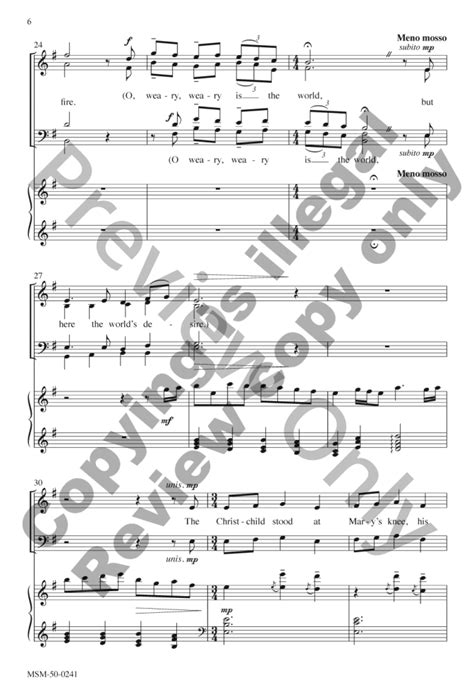 A Christmas Carol Satb By Zebulon M High Jw Pepper Sheet Music