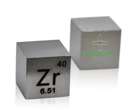 Zirconium Metall Cube 10mm Shiny Density Cube 99 99 Pure für Element