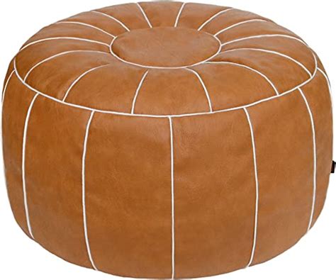 Amazon Thgonwid Unstuffed Handmade Moroccan Round Pouf Foot Stool