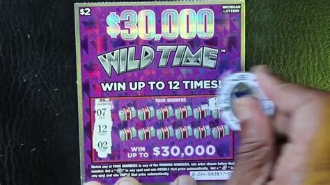 Michigan Lottery Wild Time Scratchoffs Youtube