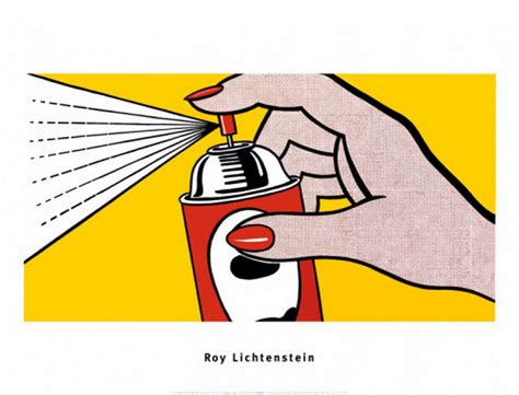 Roy Lichtenstein Spray 1962 Roy Lichtenstein Pop Art Lichtenstein