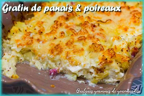 Gratin De Panais Et Poireaux