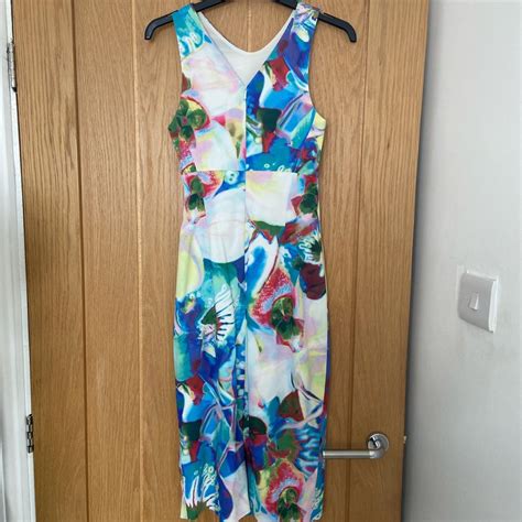 Karen Millen Womens Multi Dress Depop