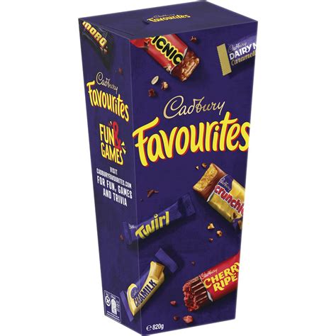 Cadbury Favourites Boxed Chocolate 820g Woolworths