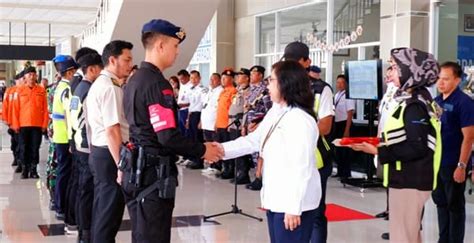 BANDARA INTERNASIONAL SAM RATULANGI MANADO GELAR APEL PEMBUKAAN POSKO