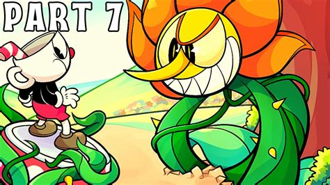 Cuphead Part 7 Cagney Carnation Floral Fury Youtube