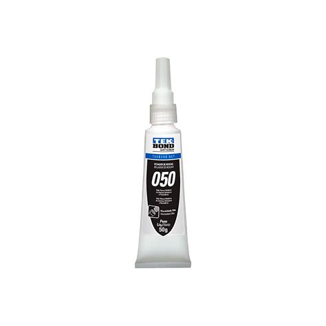 Adesivo Anaeróbico Vedação Branco 050 Tekbond 50g 1und