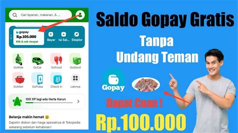 Cara Mendapatkan Saldo Gopay Gratis Bisa Cair Ribu Youtube