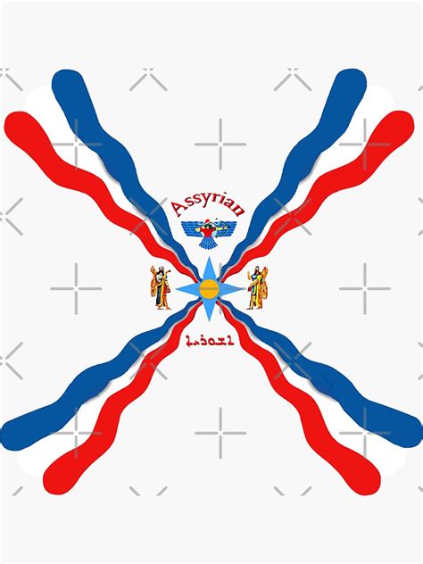 Assyrian Flag Sticker For Sale By Doniainart Redbubble