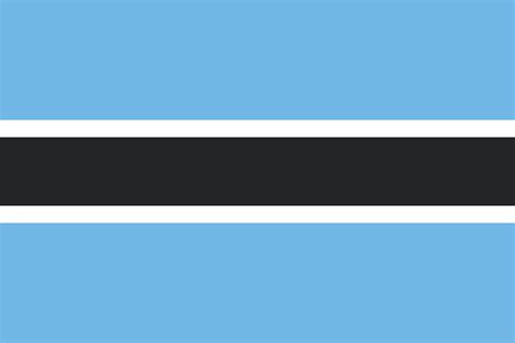 botswana flag design 16451130 Vector Art at Vecteezy