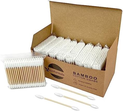 Amazon Bamboo Cotton Swabs 1000 Count Garrelett Natural Organic