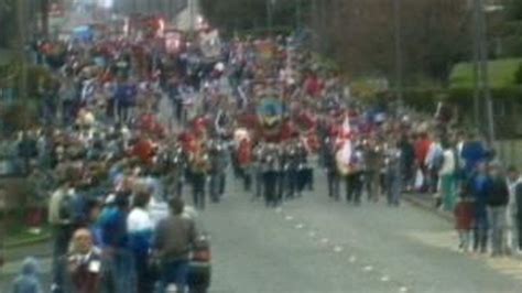 RtÉ Archives Collections Loyalist March In Portadown