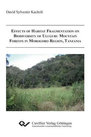 Pdf Effects Of Habitat Fragmentation On Biodiversity Of Uluguru