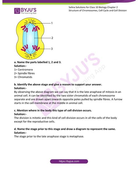 Selina Solutions Concise Biology Class 10 Chapter 2 Structure Of