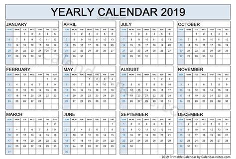 2019 Calendar Quarters | 2019 calendar, Calendar, Calendar template