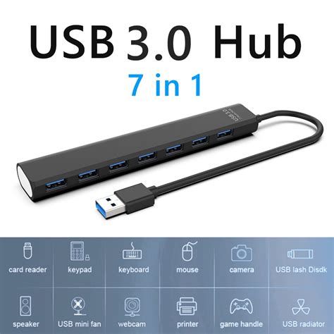 Adaptador De Concentrador De Red Usb 2030 Divisor Multi Usb De