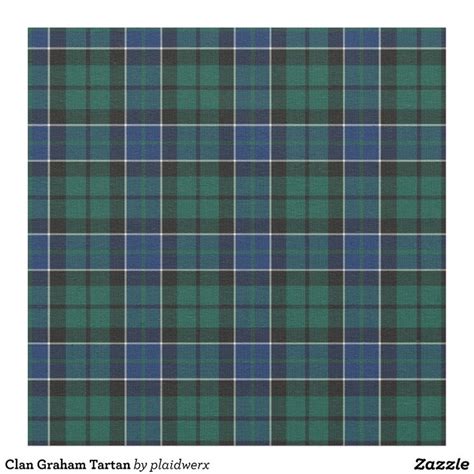 Clan Graham Tartan Fabric in 2021 | Tartan fabric, Printing on fabric ...