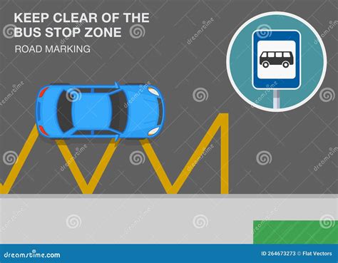 Safe Driving Tips And Traffic Regulation Rules Keep Clear Of The Bus