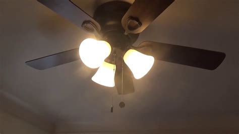 Clarkston II 44 Inch Oil Rubbed Bronze Ceiling Fan With LED Bulbs Model