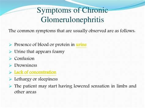 Chronic Glomerulonephritis: Symptoms, Causes and Treatment.