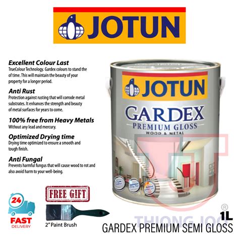 JOTUN 3145 9928 GARDEX SEMI GLOSS 1L Shopee Malaysia