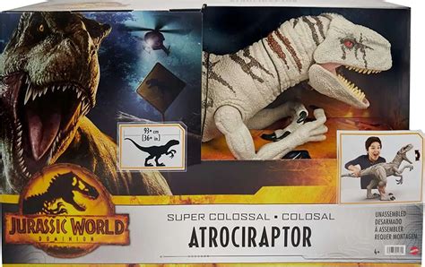 Jurassic World Fallen Kingdom Atrociraptor Exclusive Super Colossal Action Figure Mattel - ToyWiz