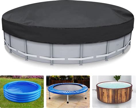 Amazon Bitubi 8 Ft Steel Round Stock Tank Pool Cover Upgraded To