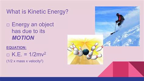 Potential And Kinetic Energy Ppt