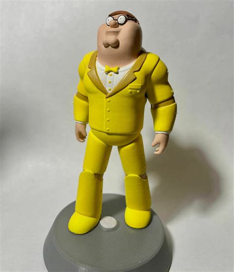 STL File Peter Griffin Fortnite Gold Plated 3D Printing Idea To