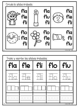 Librito De S Labas Trabadas Con Fl By La Maestra Pati Bilingue Tpt