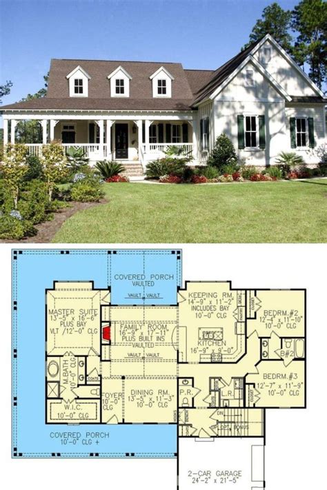 Two Story House Plans With Front Porch And Second Floor