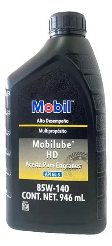 Aceite Mobil W Transmisi N Engranes Gl Ml Meses Sin Inter S