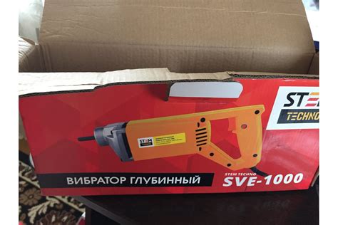Глубинный вибратор 1000Вт, 35мм STEM Techno ГЛУ003 цена: 2750 р. для ...
