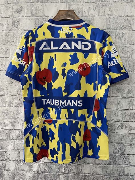 2022 2023 NRL Manna Fish Legion Yellow Blue Thailand Rugby Jersey Manna