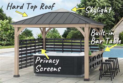 My Favorite Hot Tub Gazebo for Privacy & Entertaining