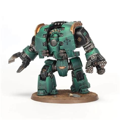 Warhammer 40k Leviathan Siege Dreadnought With Claw And Drill Weapons