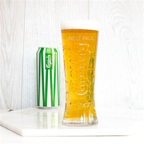 Personalised Carlsberg Pint Glass The Laser Boutique