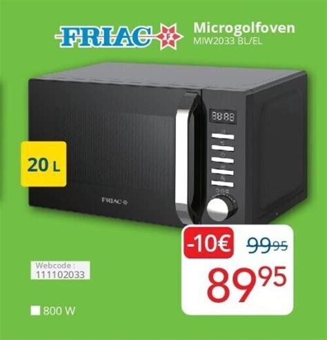 Microgolfoven Miw Bl El Promotie Bij Eldi