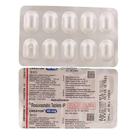 Crestor Brand 40 Mg Tablet At Rs 560stripe क्रेस्टर टॅब्लेट In