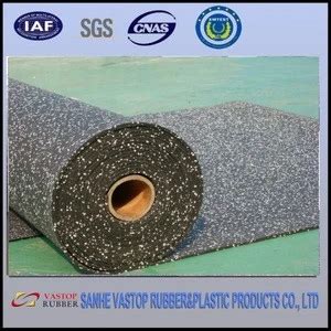 Buy Epdm Flecks Roll 8mm Gym Rubber Flooring From Sanhe Vastop Rubber