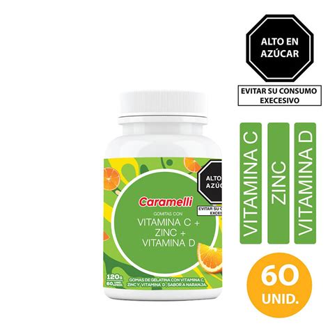 Gomitas Con Vitamina C D Y Zinc Caramelli Inkafarma